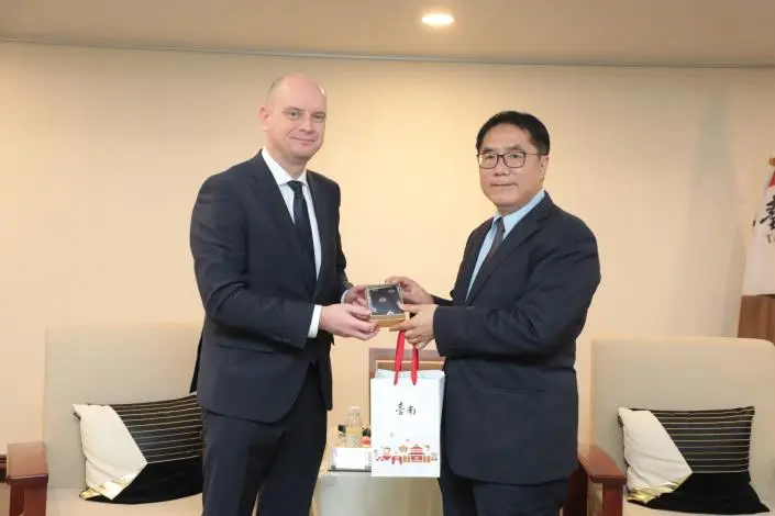 台南波蘭合作升溫!新處長訪黃偉哲 鎖定農產、文化、教育3大領域