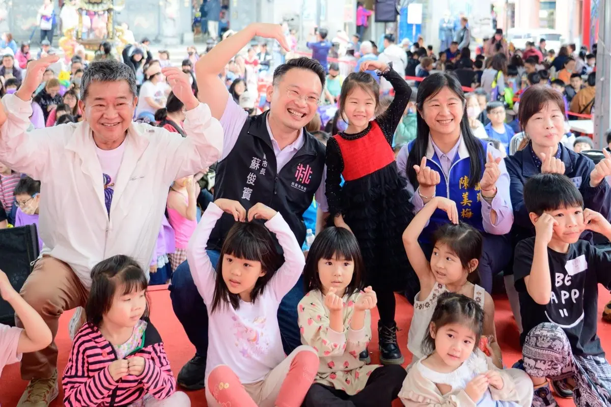 桃園景福宮變親子樂園!副市長蘇俊賓邀你過不一樣的母親節