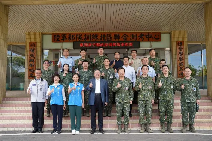 端午節前夕送暖！楊文科赴湖口營區慰問國軍 感謝弟兄守護家園