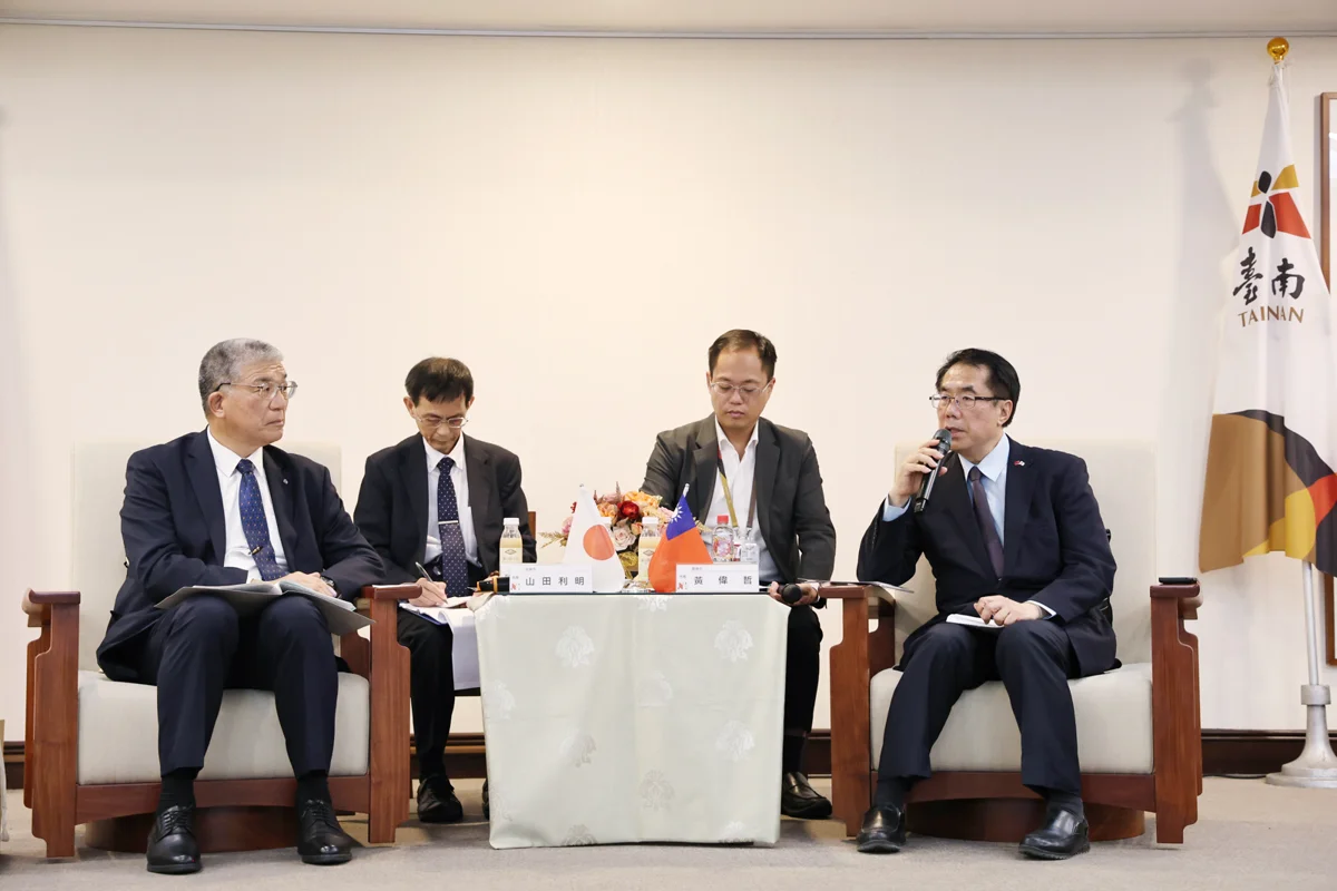 日本加賀市長上任後首訪台南!黃偉哲邀參展推動觀光互惠
