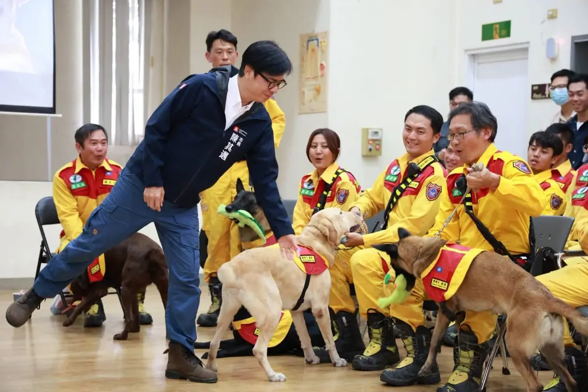 高雄毛英雄大加薪!市府2026年增千萬預算 打造頂尖搜救犬戰力