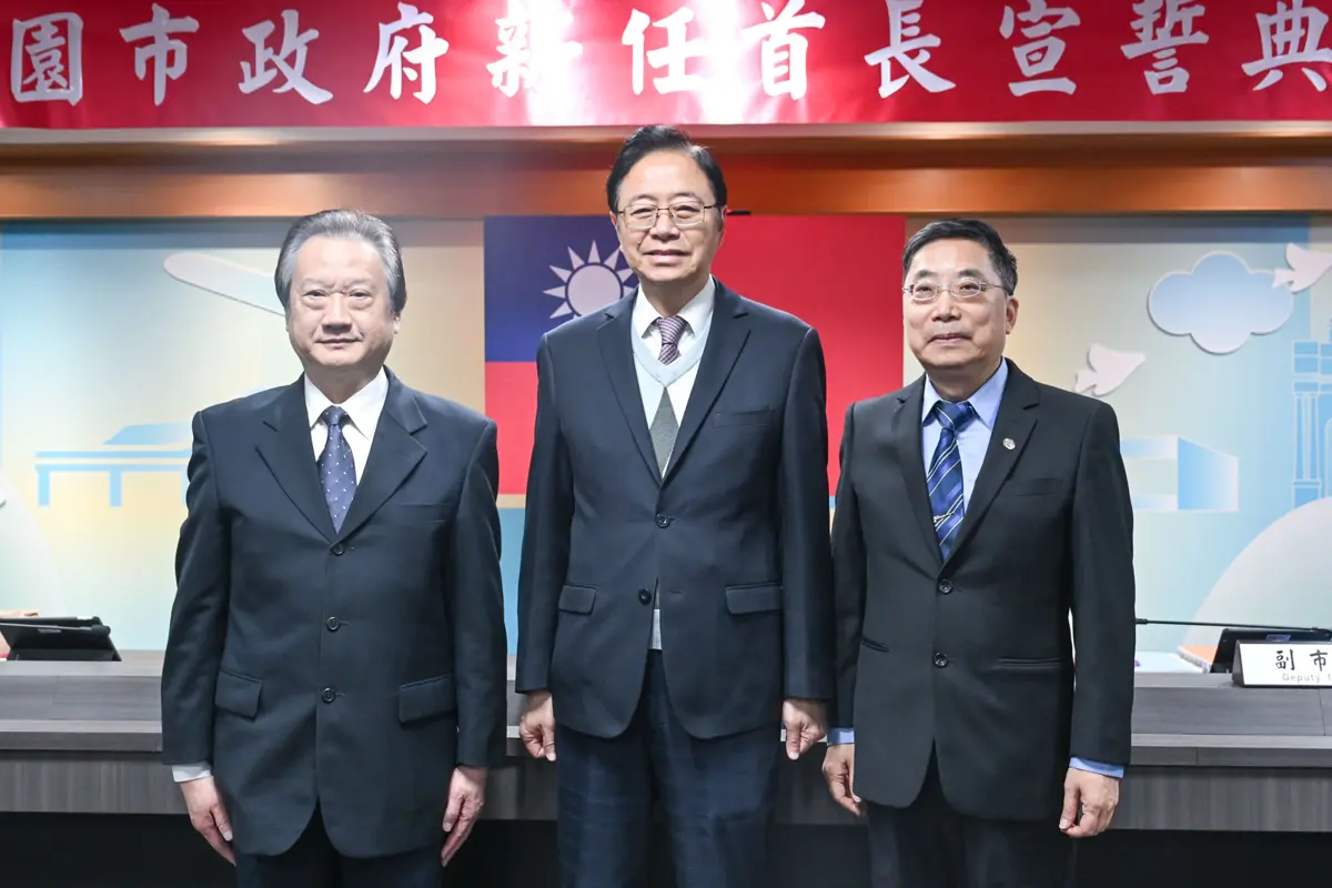 桃市府迎新血!張善政期許2大將助攻重大建設、產業轉型