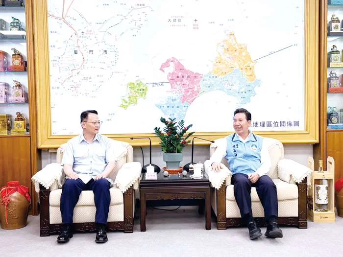 守護金門海域安全!第九岸巡隊新隊長履新 縣府承諾全力助攻營舍整建
