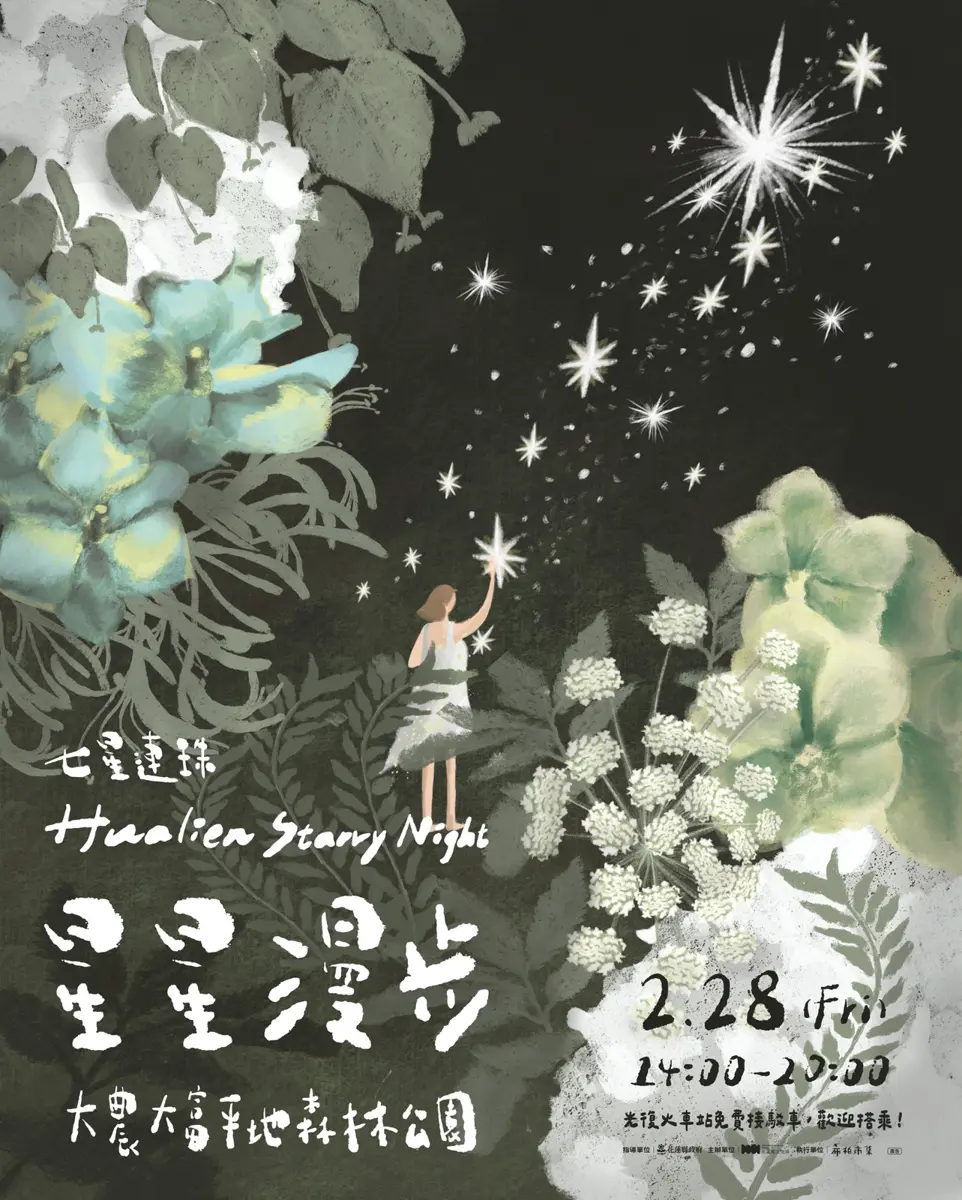 占星、冥想、音樂市集!「大農大富森林園區」2/28變身星空樂園