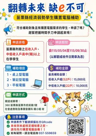 圖片來源:苗栗縣政府