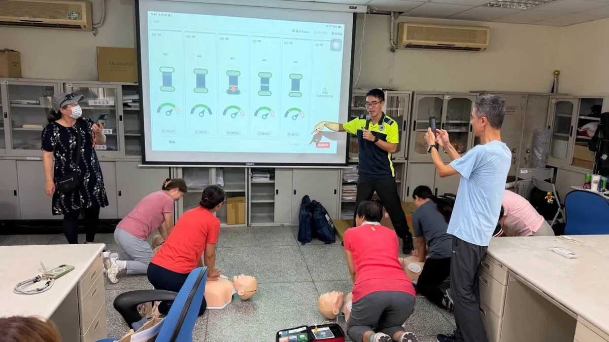 廠區驚傳倒地!工廠員工與義消接力CPR 成功從死神手中搶命