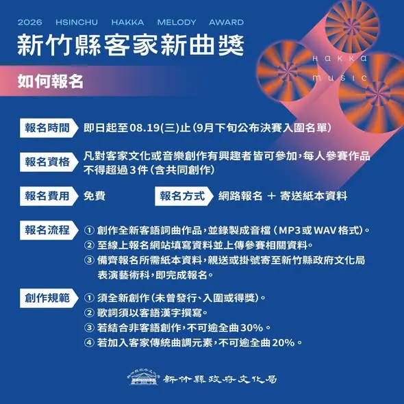 圖片來源:新竹縣政府文化局